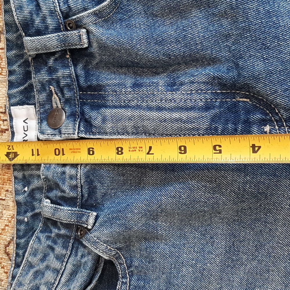 RVCA Hight Waisted Crop Jeans Size 27 - Picture 8 of 12